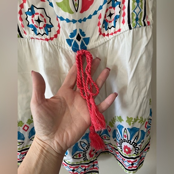 Flying Tomato White Vibrant Rayon Romper Women’s Size Medium - Picture 6 of 13